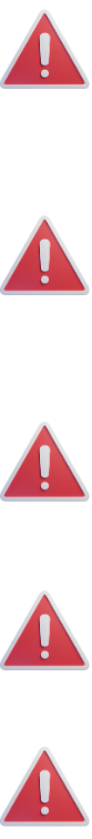 Image d'un panneau attention rouge.